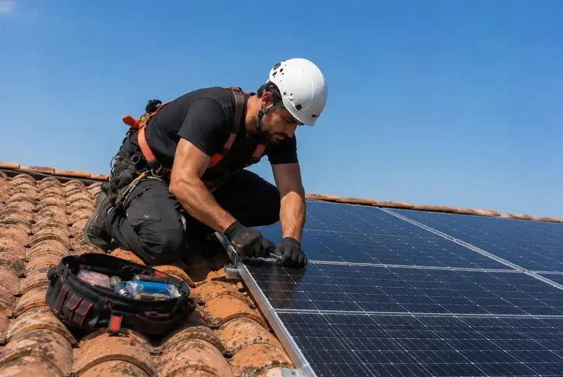 Maintenance et monitoring de panneaux solaires à Clion